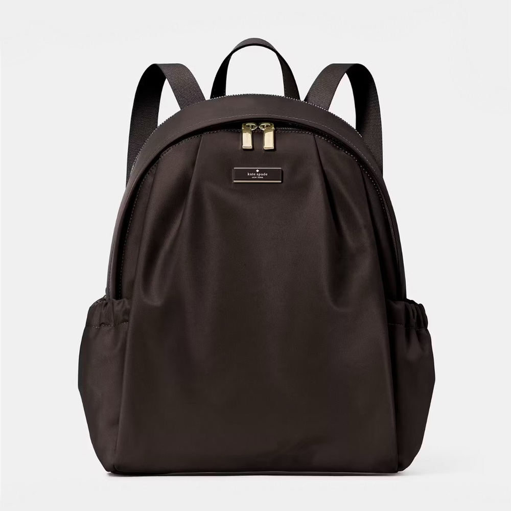 ♠️Kate Spade Carter Nylon Large Laptop Backpack, Chocolate Hot Fudge Brown NWT